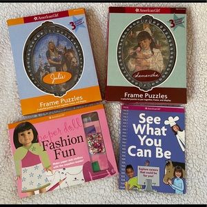 American Girl Activity Book & Puzzle Lot
